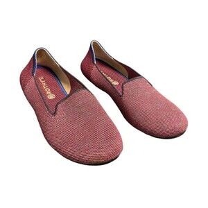 Rothy’s Kids Loafer Mulberry Glitter Size K4 Purple Round Toe Loafer